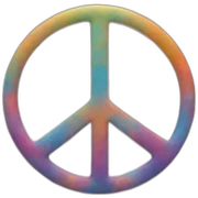 peace sign sticker