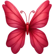 Crimson Fairy wings sticker