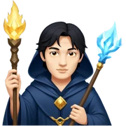 Stormcaller Wizard sticker