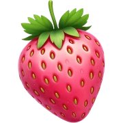 Pink strawberry sticker