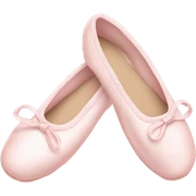 Pale pink ballet shoes sticker