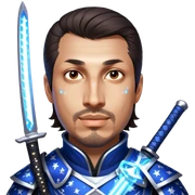Celestial Samurai sticker