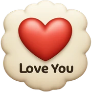 I love you  sticker