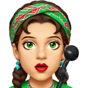 Colorful Singer sticker