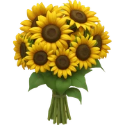 Sunflower bouquet  sticker