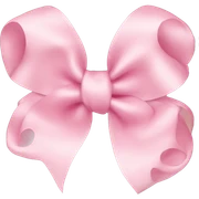 Light pink bows sticker