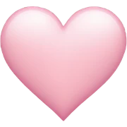 Light pink heart sticker