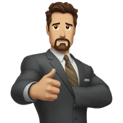 iron man thumbs down sticker
