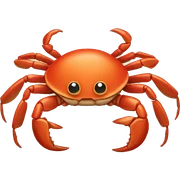 Crab sticker