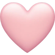 Pastel pink heart  sticker