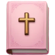 soft pink bible sticker