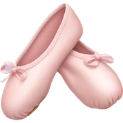 Pale pink ballet shoes sticker
