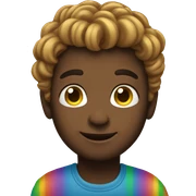 Rainbow emoji  sticker