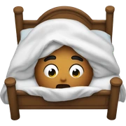 pop on bed  sticker