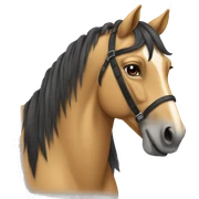 Buckskin horse sticker