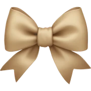 Beige Bow sticker