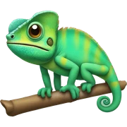 Chameleon sticker