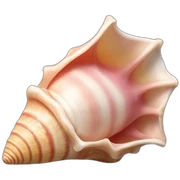 conch-shell sticker