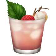lychee cocktail sticker