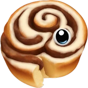 Cinnamon roll sticker