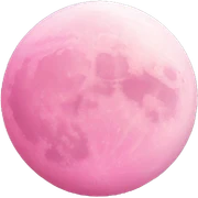 Pink moon  sticker
