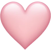 Light pink heart sticker