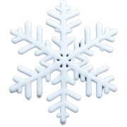Snowflake sticker