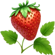strawberry sticker