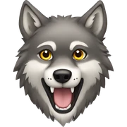 Wolf sticker