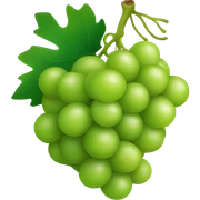Green grape sticker