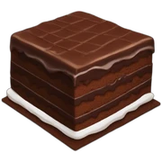 Chocolate-cake sticker