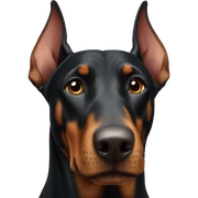 Doberman sticker