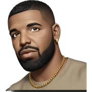 dark-skinned male portrait jewelry sticker