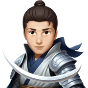 Moonlit Samurai sticker