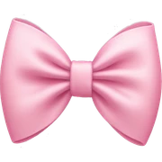 Light pink bow sticker