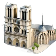 Paris Notre-Dame sticker