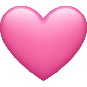 pink heart  sticker