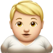 Fat baby  sticker