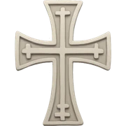 Cross sticker