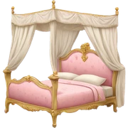 marie antoinette bed  sticker