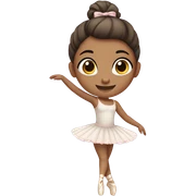 girl doing ballet sticker