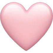 Light pink heart sticker