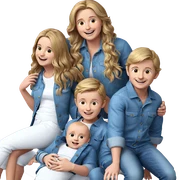 happy friends having fun sticker