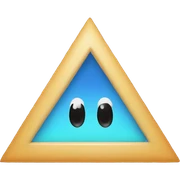 triangle sticker