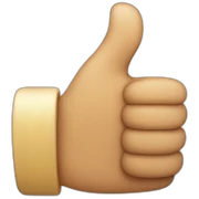 thumbs up sticker