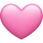 Pink heart sticker