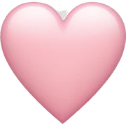 Light pink heart sticker
