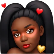 Is in love with a heart and glitter sticker