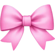 Pink bow sticker