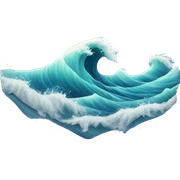 Ocean waves  sticker